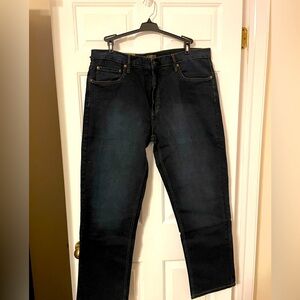 Urban Star Men’s Jeans 40x32 Stretch Relaxed Fit Blue/Black NWT Straight Leg